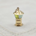 9ct Yellow Gold Lantern Charm - UK Hallmarked 1970