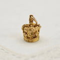 9K Gold Crown Charm - 1967 London Hallmark