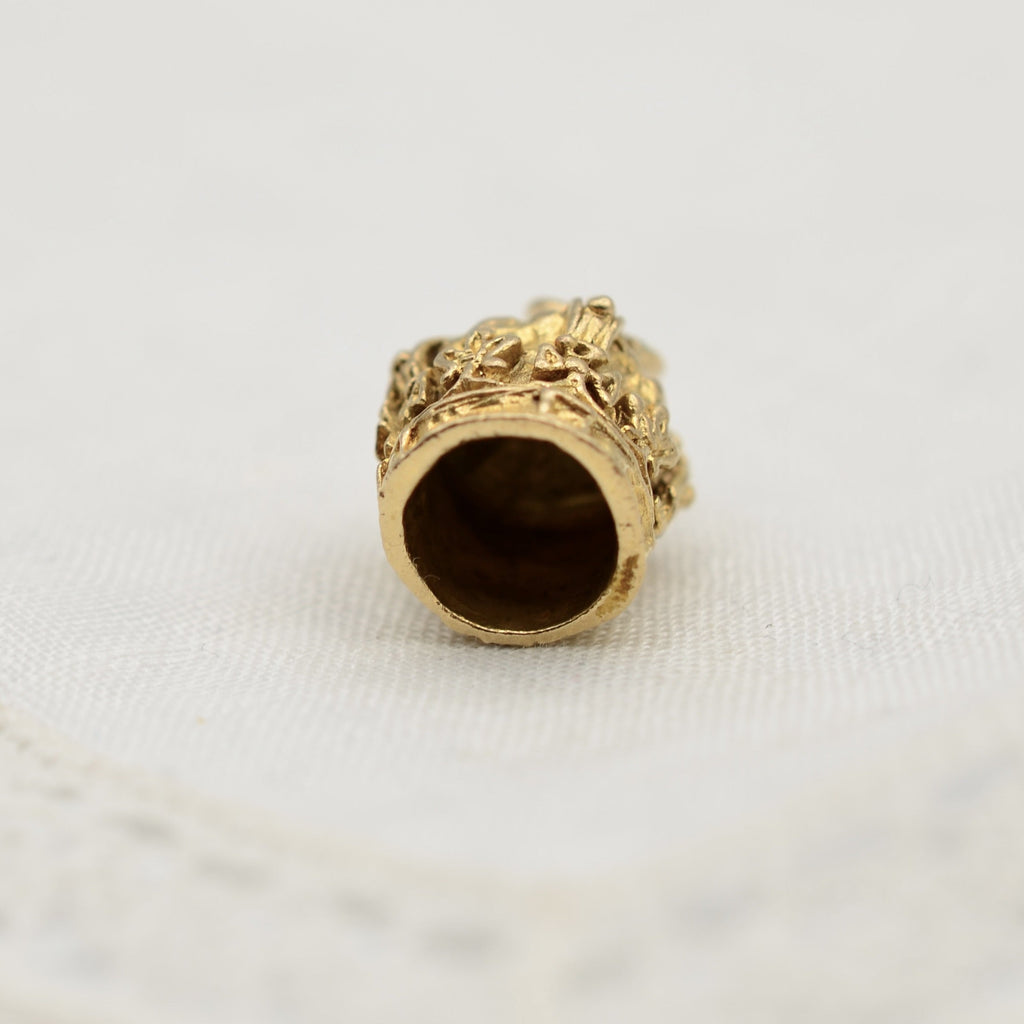 9K Gold Crown Charm - 1967 London Hallmark