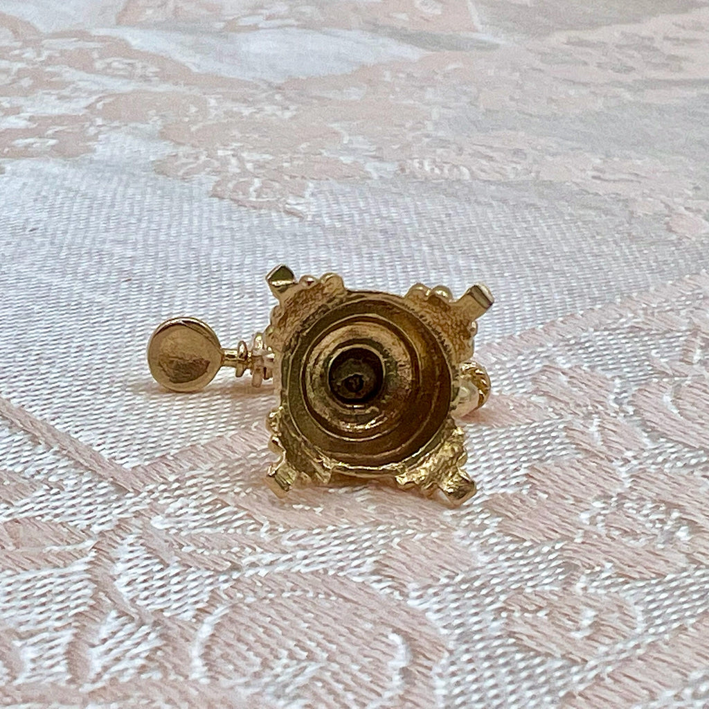 9K Solid Gold Vintage Telephone Charm - Nuvo 1972 UK