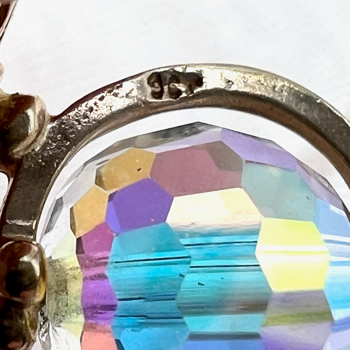 9K Gold Spinning Bead Globe Charm or Pendant