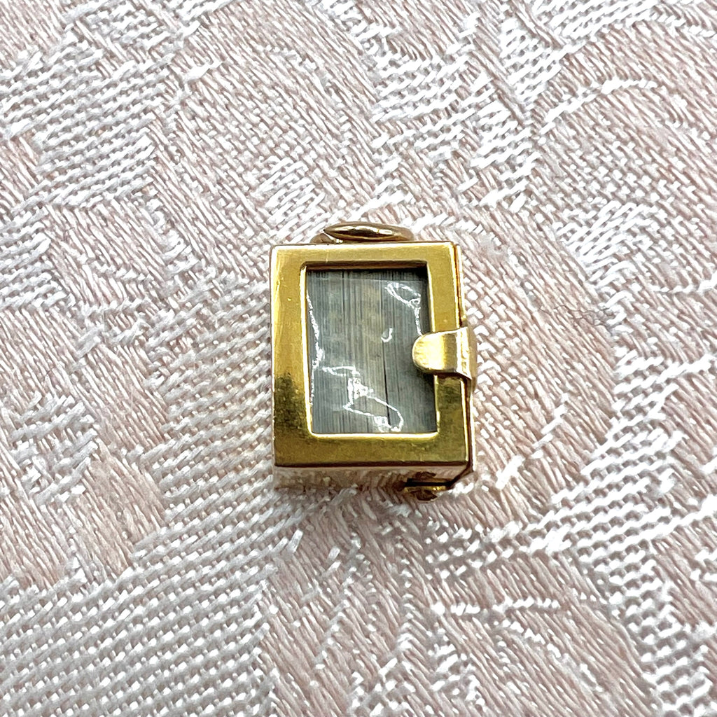 9K Gold Miniature Deck Playing Cards in Gold Box Charm - UK 1956