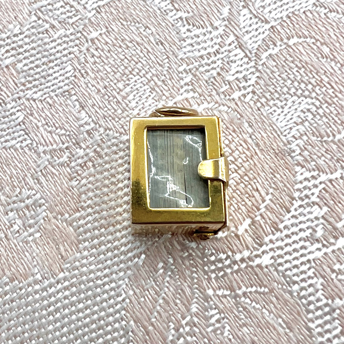 9K Gold Miniature Deck Playing Cards in Gold Box Charm - UK 1956