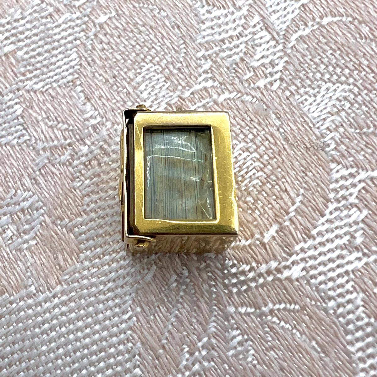 9K Gold Miniature Deck Playing Cards in Gold Box Charm - UK 1956