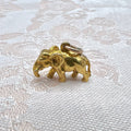 9K Solid Gold Elephant Charm for Bracelet or Pendant Necklace - Hallmarked UK 1959