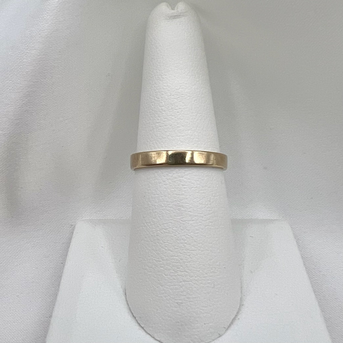 9K Gold Plain Band - UK Hallmarked, size 7.5, 3mm