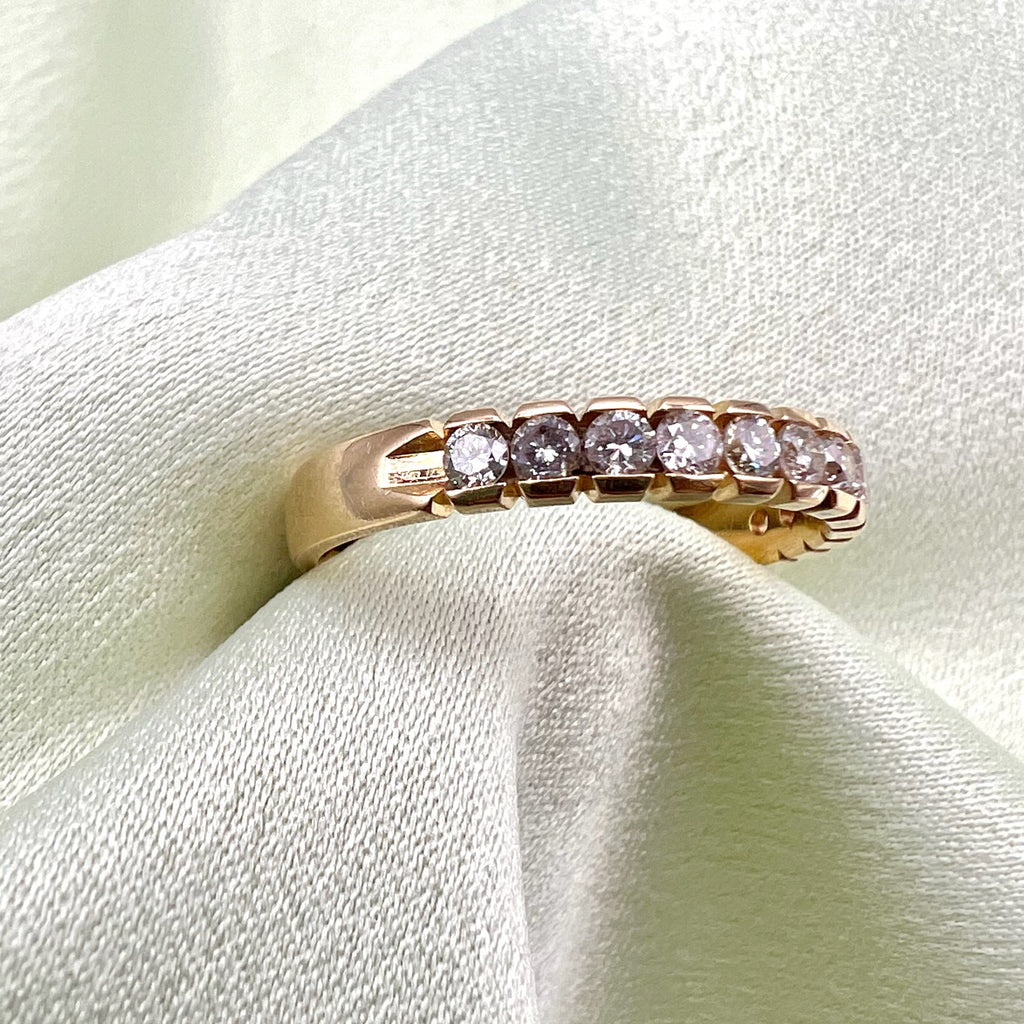 14K Lab Diamond Band - 0.6cttw, 3mm