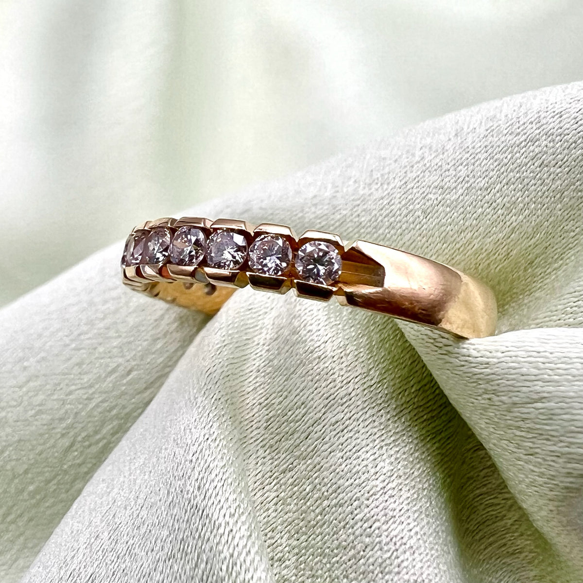 14K Lab Diamond Band - 0.6cttw, 3mm