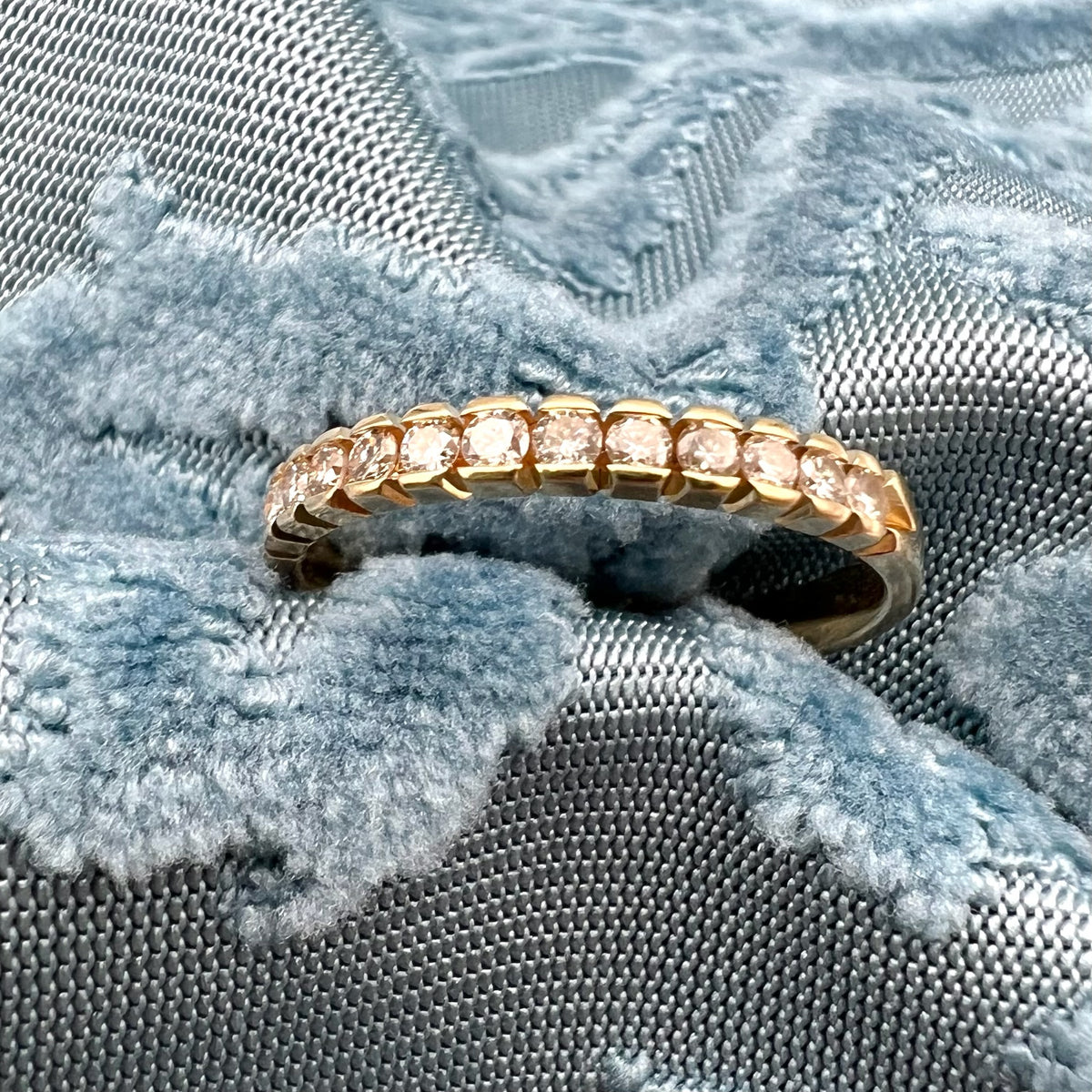 14K Gold Lab Diamond Band - 0.4 cttw, 2.5mm Stacking or Wedding Ring