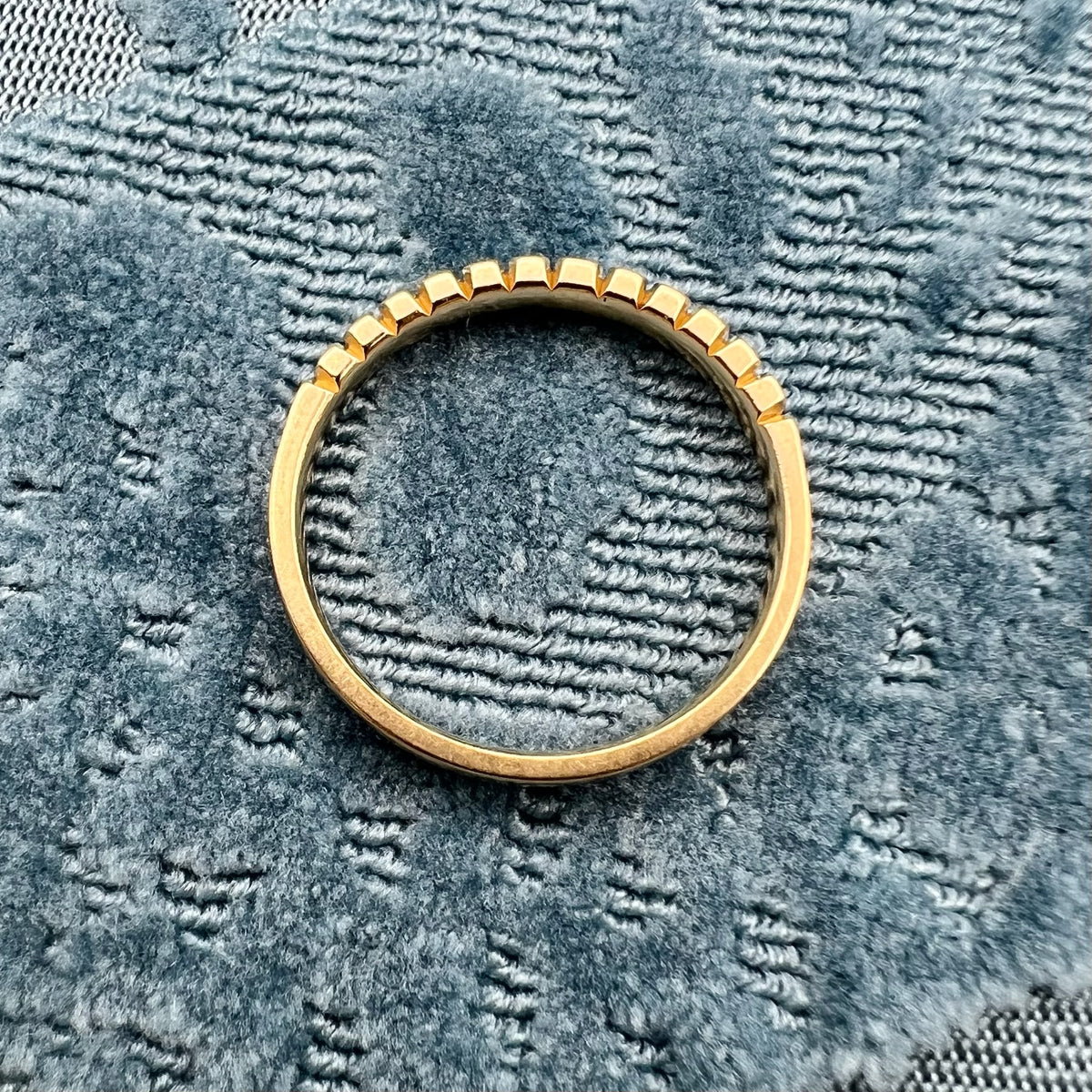 14K Gold Lab Diamond Band - 0.4 cttw, 2.5mm Stacking or Wedding Ring