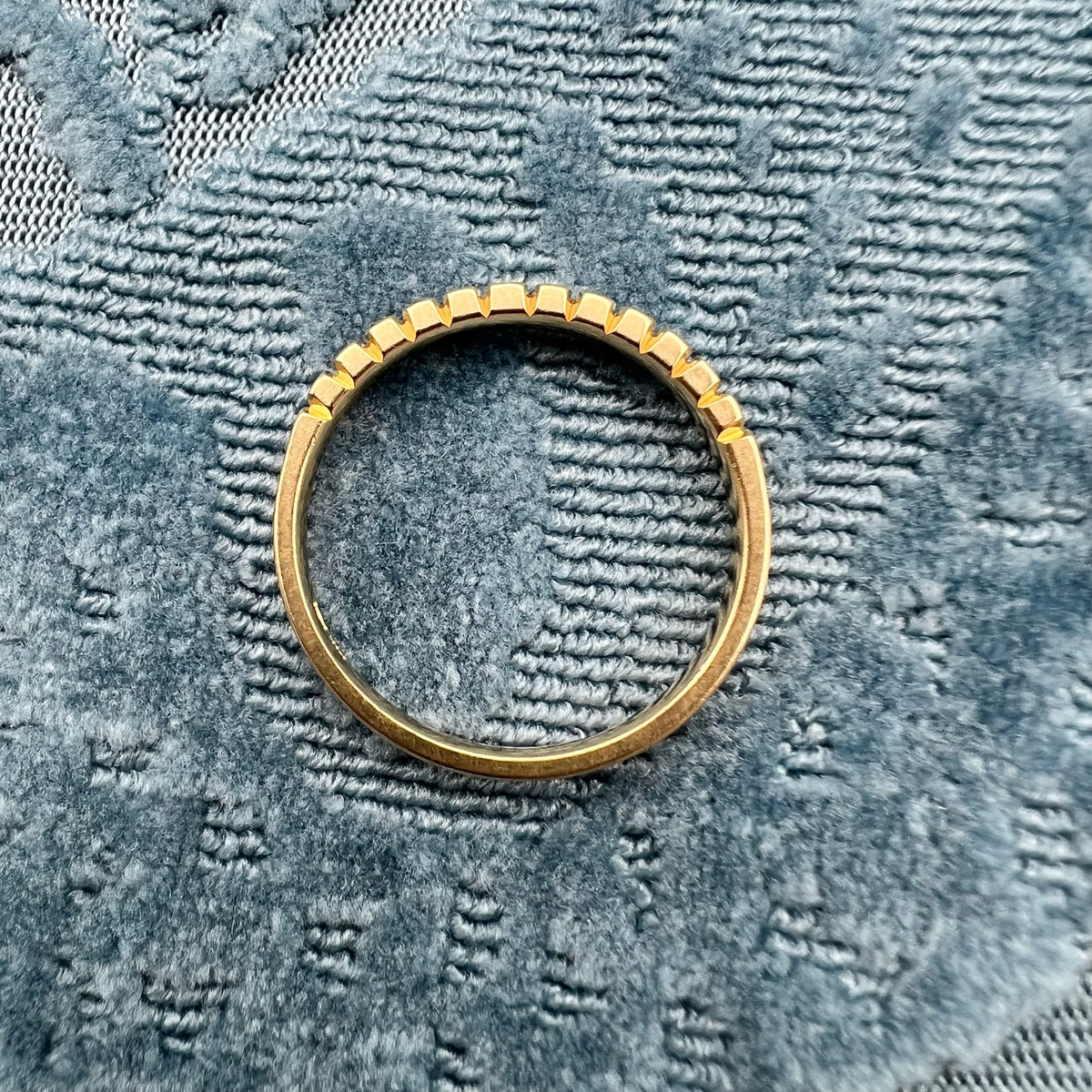 14K Gold Lab Diamond Band - 0.4 cttw, 2.5mm Stacking or Wedding Ring