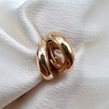 9K Solid Rose Gold Huggy Hoop Earrings - Hinged Hoops