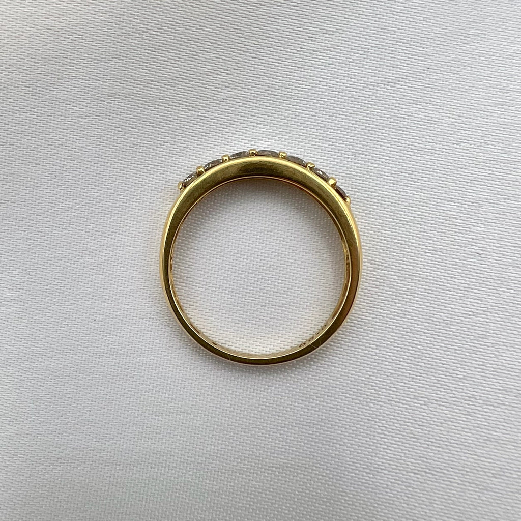 18K Gold 0.5 cttw Diamond Band - Stacking Ring